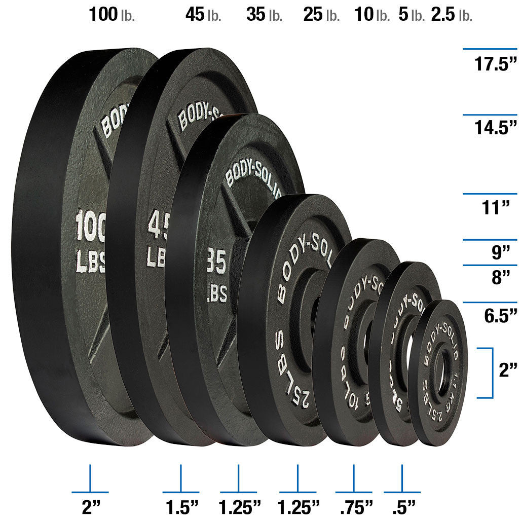 Black Cast Oly Plate 10lb