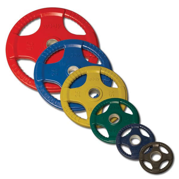 BodySolid GS348Q Series 7 Smith Machine with COLORED Rubber Grip Olympic Set - GymBasis Store