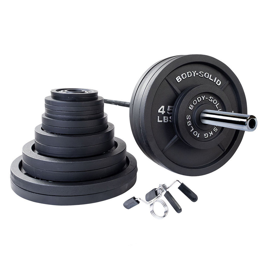 Oly Bar-6 feet. Black - 30mm grip -space between collars 46"