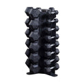 Body-Solid GDR80 5-50lb. SDR Rubber Dumbbell Package - GymBasis Store
