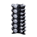 Body-Solid GDR80 5-50lb. SDX Hex Iron Dumbbell Package - GymBasis Store
