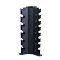 Body-Solid GDR80 10-Pair Vertical Dumbbell Rack for Rubber Hex Dumbbells and Cast Iron Hex Dumbbells - 3-Sided Cradle Rack - GymBasis Store