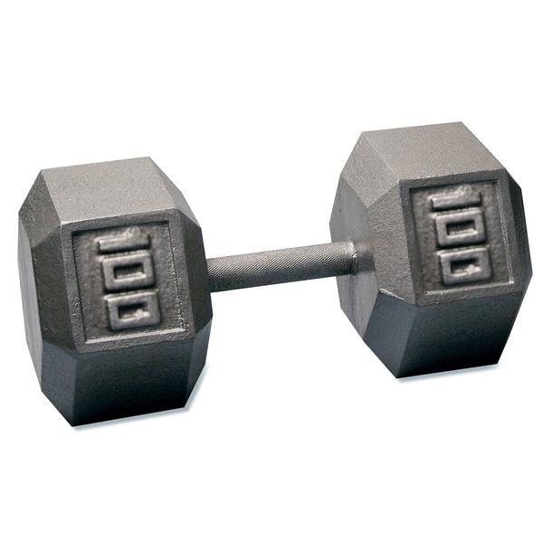 Body Solid 5 to 50 lb Gray Hex Dumbbell Set (Pairs) - GymBasis Store
