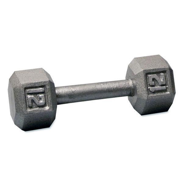 Body Solid 5 to 50 lb Gray Hex Dumbbell Set (Pairs) - GymBasis Store