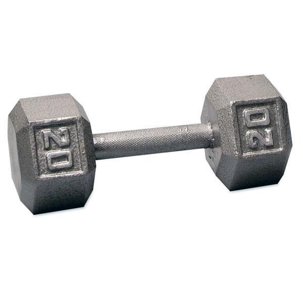 Body Solid 5 to 50 lb Gray Hex Dumbbell Set (Pairs) - GymBasis Store