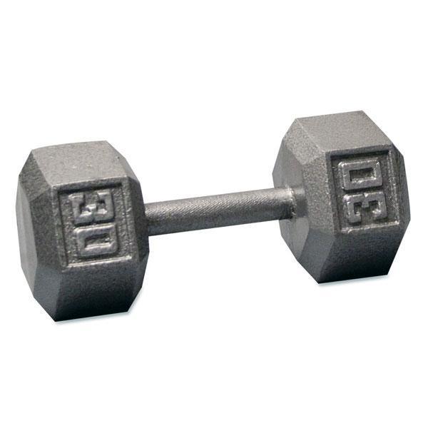 Body Solid 5 to 50 lb Gray Hex Dumbbell Set (Pairs) - GymBasis Store