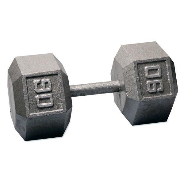 Body Solid 5 to 50 lb Gray Hex Dumbbell Set (Pairs) - GymBasis Store