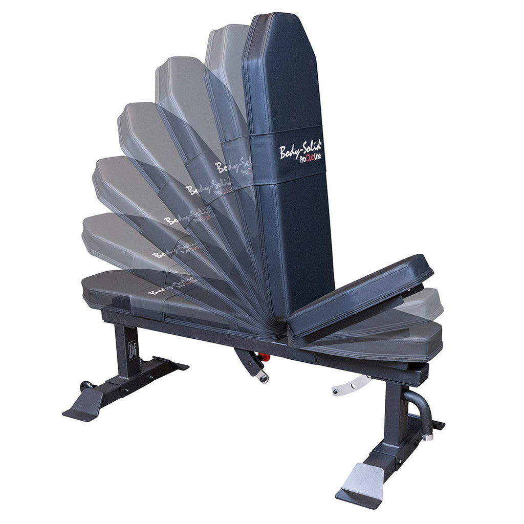 ProClubline Flat, Incline Bench, Black