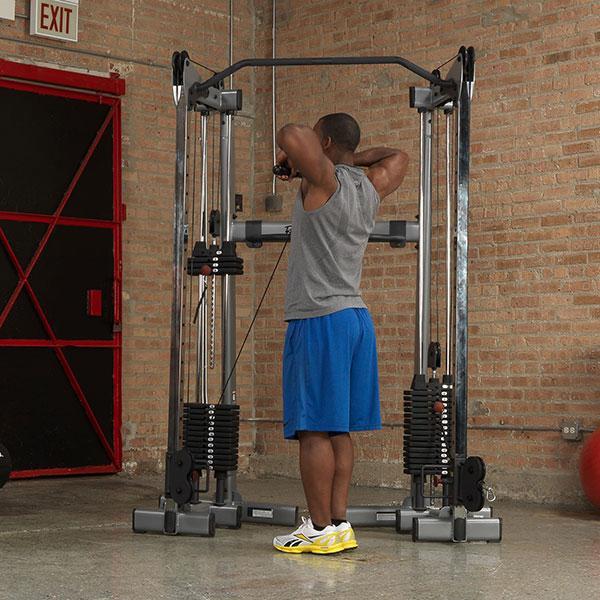Body-Solid GDCC210 Functional Trainer w/210lb RED Stack - GymBasis Store