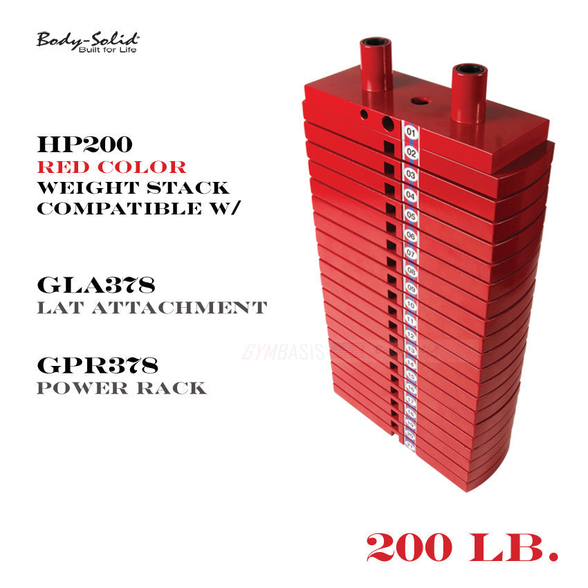 Body-Solid GPR378 Power Rack w/ GLA378 Lat Attach - GymBasis Store