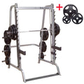 BodySolid GS348Q Series 7 Smith Machine with Rubber Grip Olympic Set - GymBasis Store
