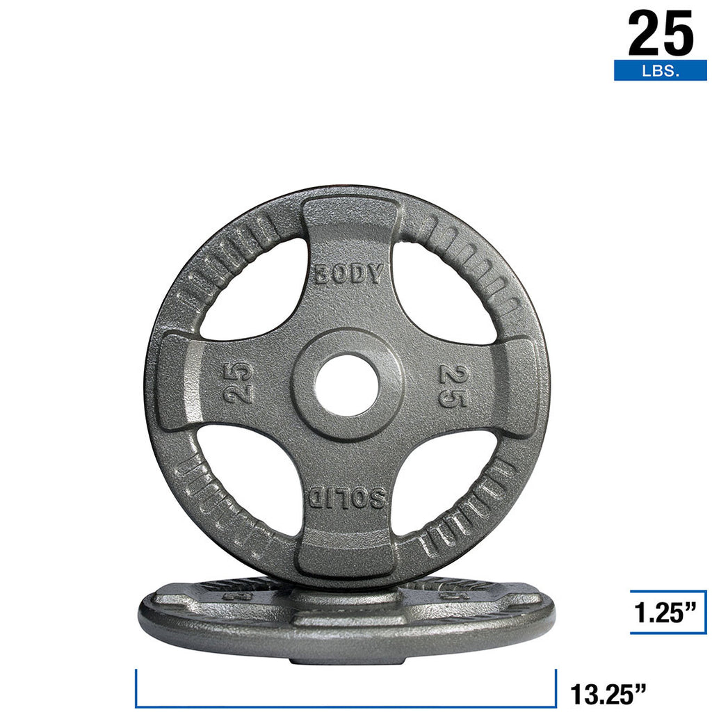 Grey Cast Grip Plate 5lb
