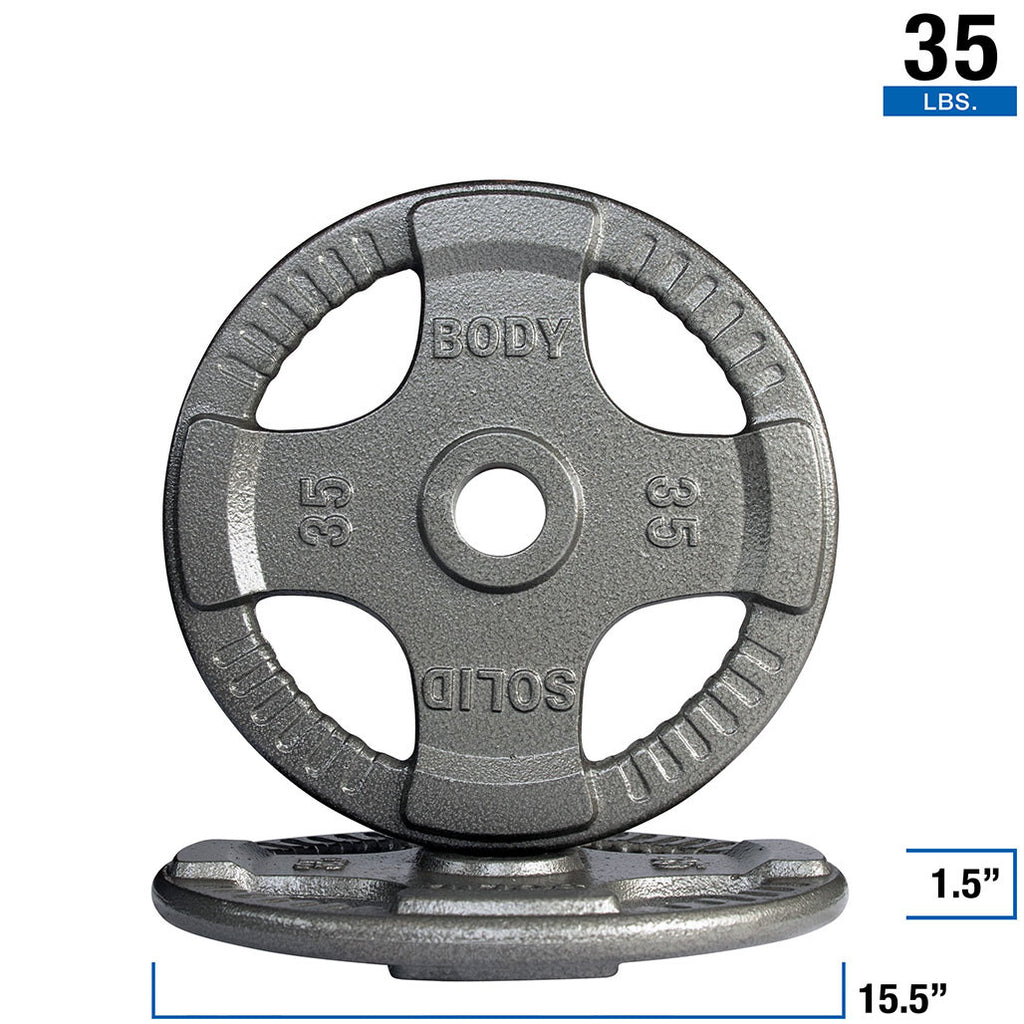 Grey Cast Grip Plate 35lb