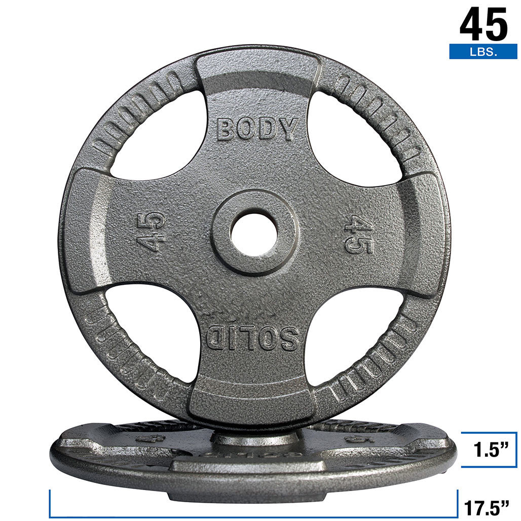 Grey Cast Grip Plate 35lb