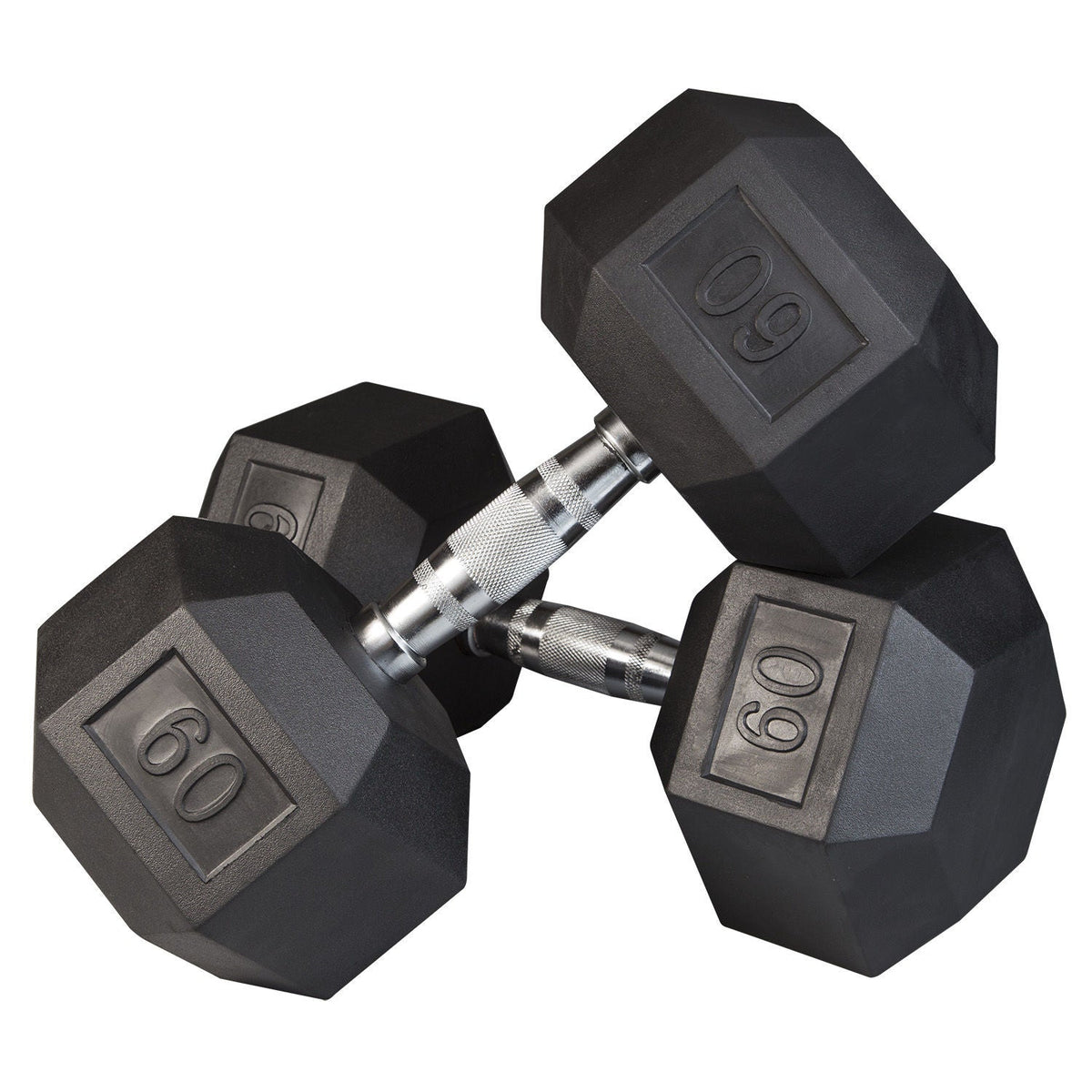 Heavy Duty Rubber Coated Dumbbell Set with Rack 5-70 lbs Pairs - Body-Solid - GymBasis Store
