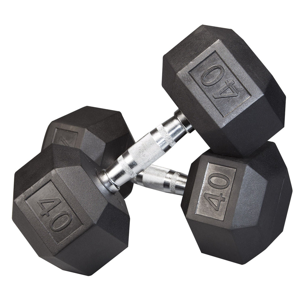 Body-Solid Rack with 5-50lb. Rubber Dumbbells, Floor Mat GDR603-SET - Hexagonal - GymBasis Store