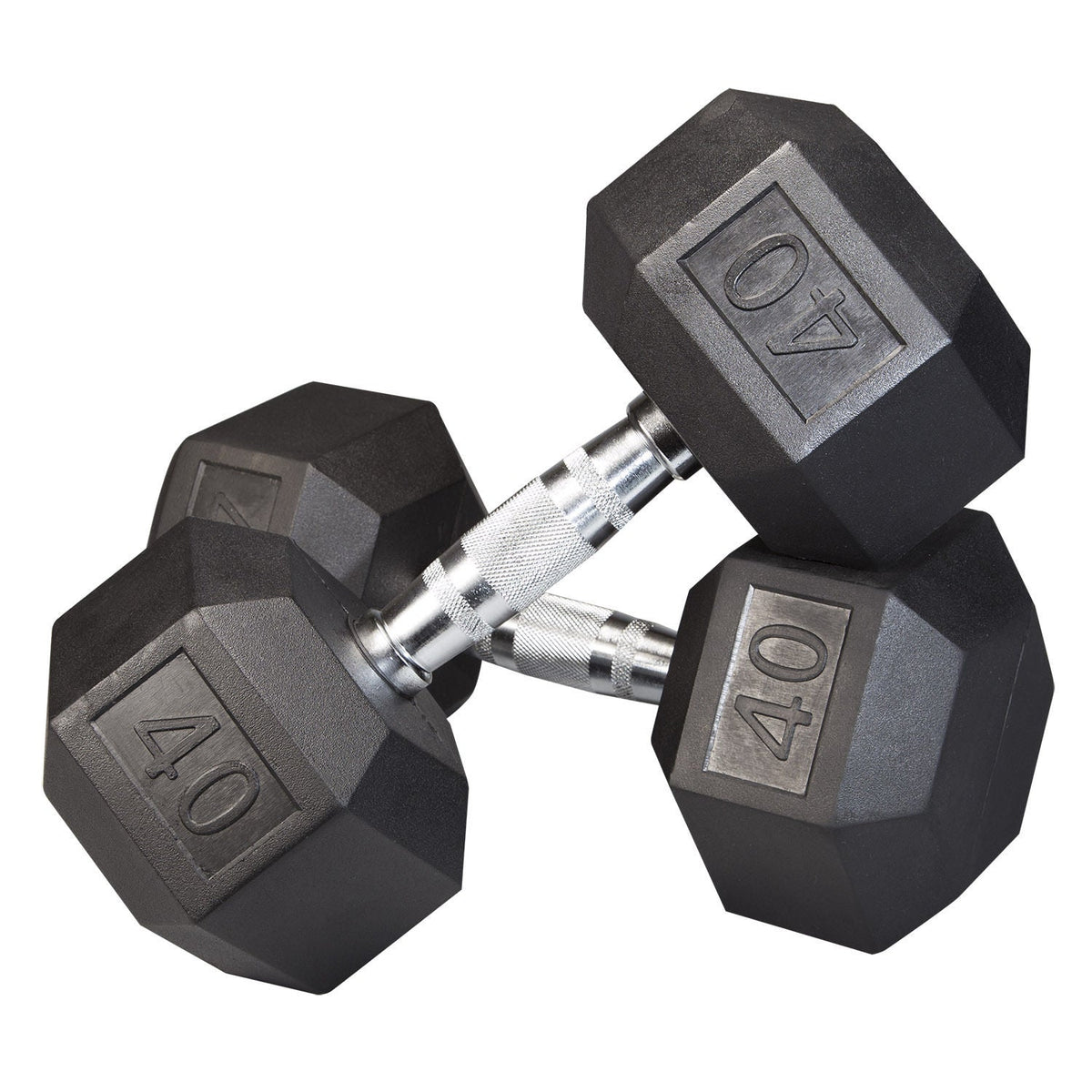 Body-Solid GDR80 5-50lb. SDR Rubber Dumbbell Package - GymBasis Store